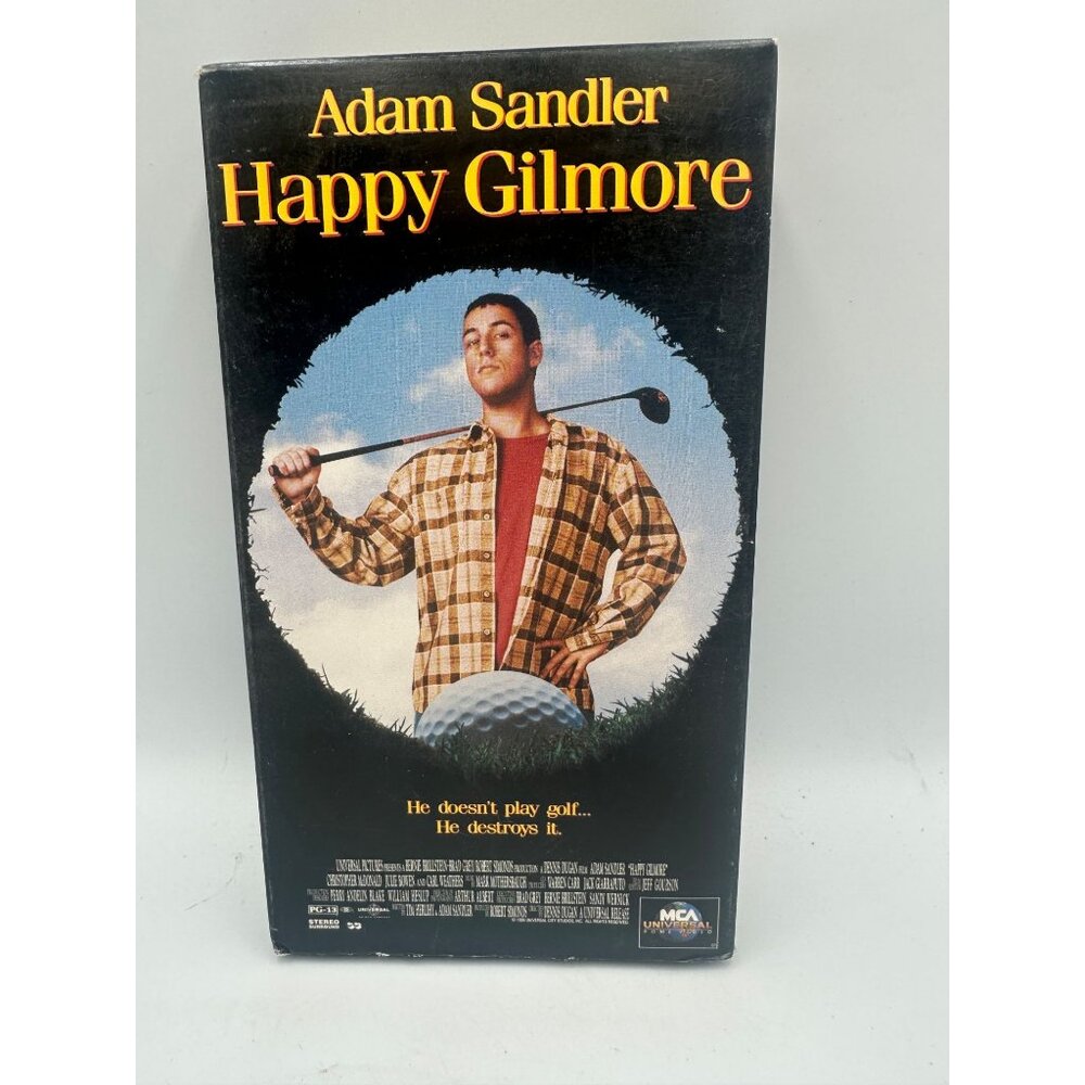 Happy Gilmore (1996) VHS Comedy Adam Sandler Julie Bowen Christopher McDonald